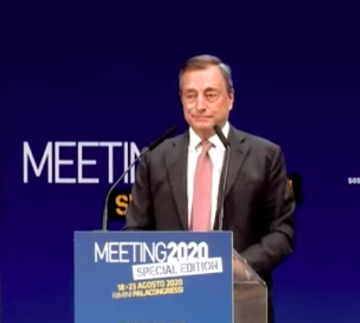 Meeting di Rimini: Draghi “nella crisi, giovani un’emergenza assoluta. Occorre fare di più”